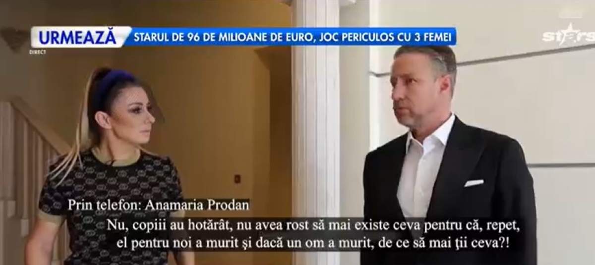 Anamaria Prodan și Laurențiu Reghecampf, captură Antena stars
