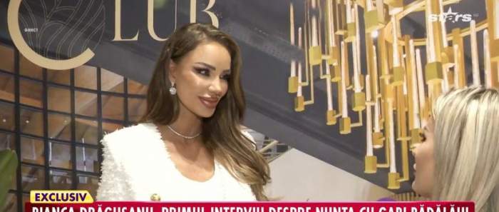 Bianca Drăgușanu, replică pentru cei care spun că stă pe banii lui Gabi Bădălău. Ce a declarat diva: "Nu ar fi bărbat dacă nu ar plăti el, ar fi un amețit” / VIDEO