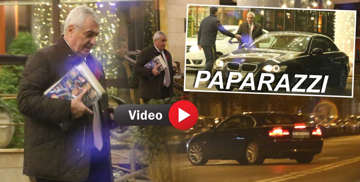 Imagini cu Marcel Iureș și Călin Popescu Tăriceanu după ce au ieșit de la o Gală. Cine a fost tratat mai bine de către parcagii / PAPARAZZI