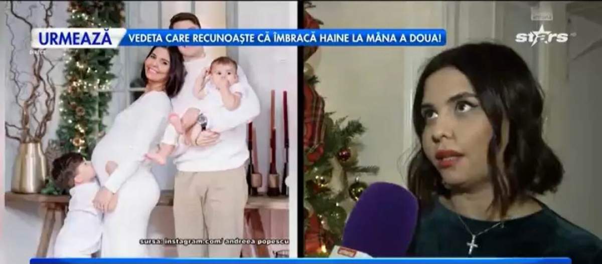 Andreea Popescu își dorește să devină mamă din nou. Vedeta este însărcinată cu cel de-al treilea: „Mă bucură mult” / VIDEO