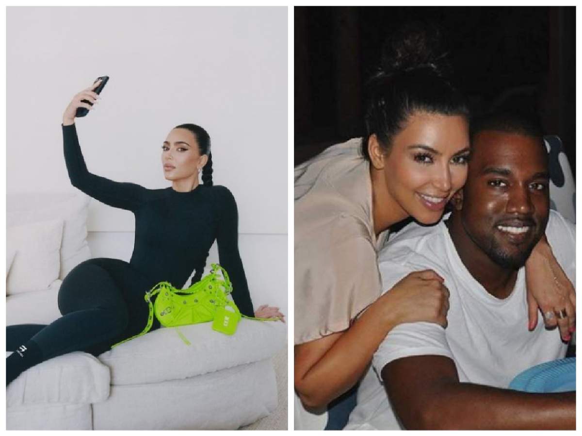Colaj cu Kim Kardashian și ea alături de Kanye West