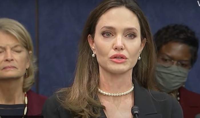 Angelina Jolie, în fața Congresului statelor Unite, cu ochii în lacrimi
