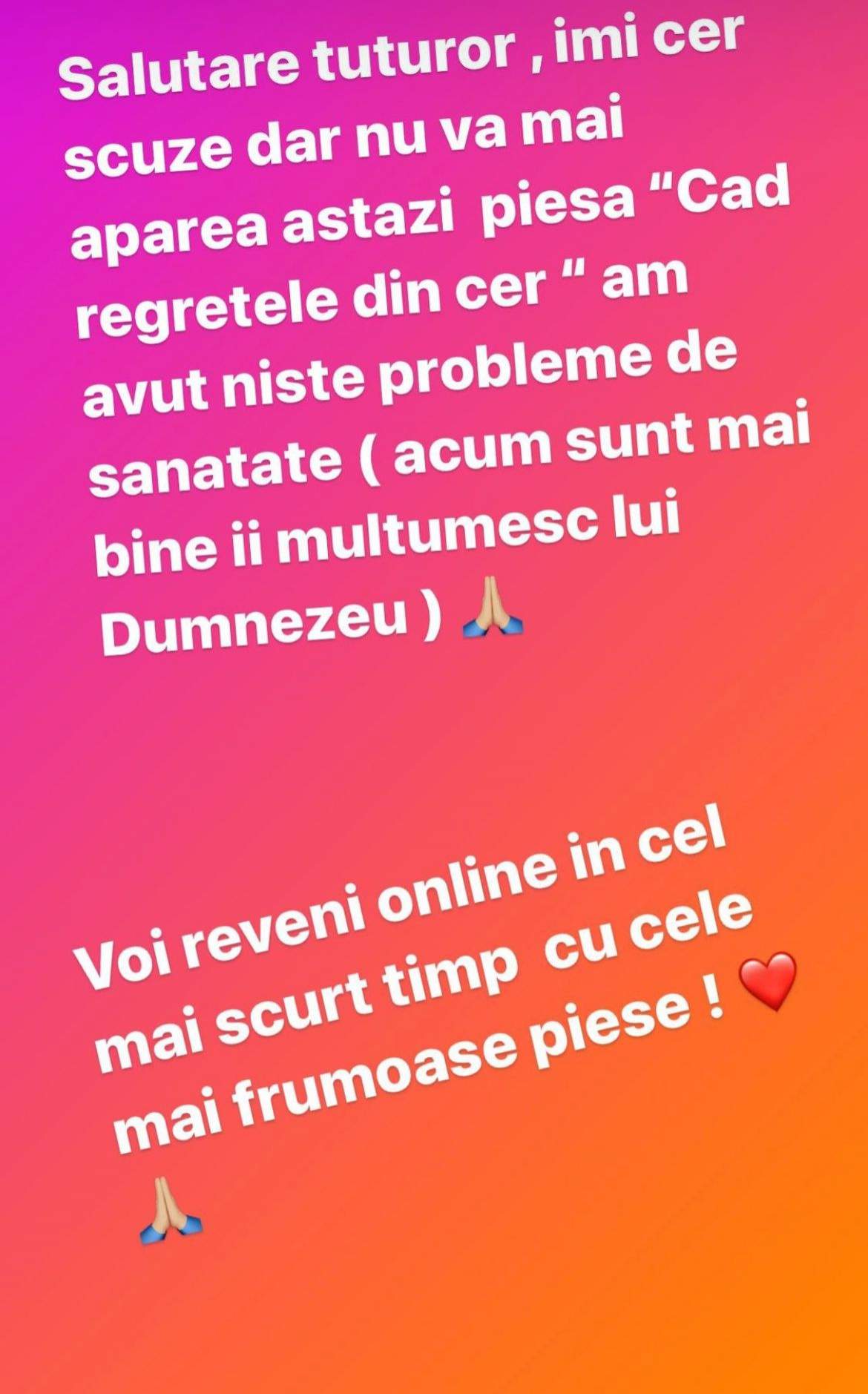 Nikolas Sax, probleme de sănătate! Cum se simte cântărețul în aceste momente: “Multumesc lui Dumnezeu” / FOTO