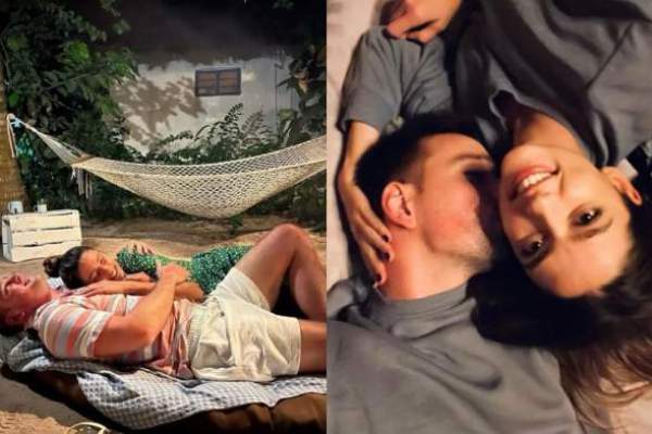 "Mor după ea". Vlad Gherman, declarație de iubire pentru Oana Moșneagu. Cei doi îndrăgostiți, ipostaze romantice la munte / FOTO