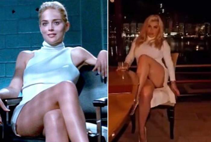 Loredana Groza a interpretat celebra scenă din Basic Instinct