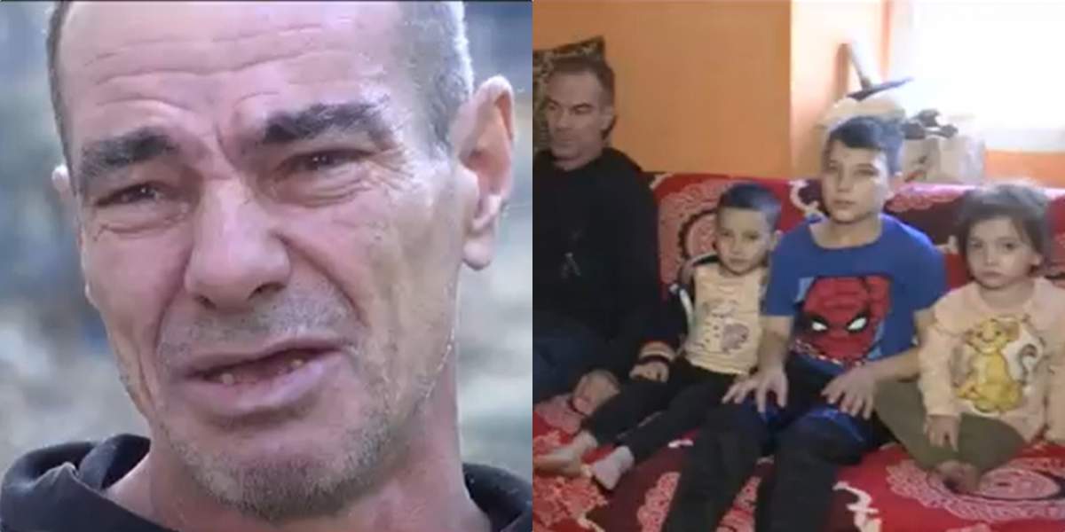 Acces Direct. Șase frațiori din Galați, lăsați doar în grija tatălui, după ce mama i-a părăsit. Valeriu își crește cu greu copiii