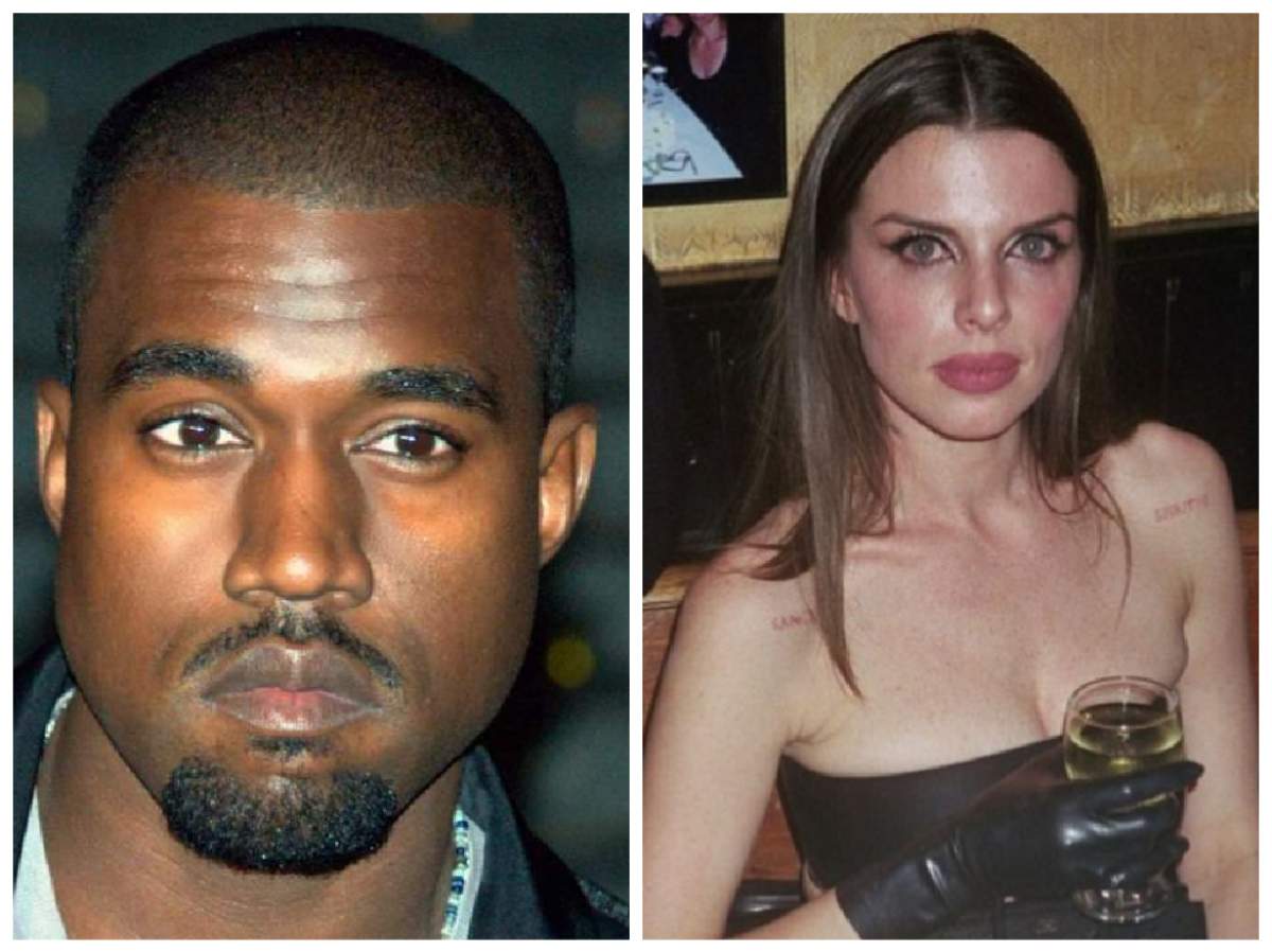 Kanye West și Julia Fox, colaj