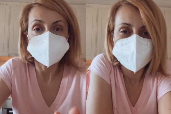 Motivul pentru care Simona Gherghe poartă mască, în casă! Ce se întamplă cu restul familiei prezentatoarei de la Mireasa: ”M-a zguduit bine” / VIDEO