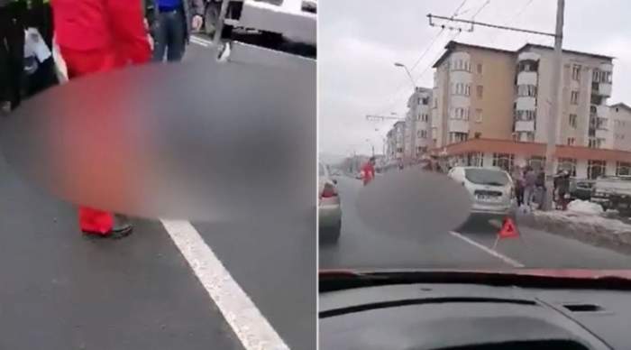Accident de proporții în Baia Mare! O femeie a fost spulberată, chiar pe trecerea de pietoni / FOTO