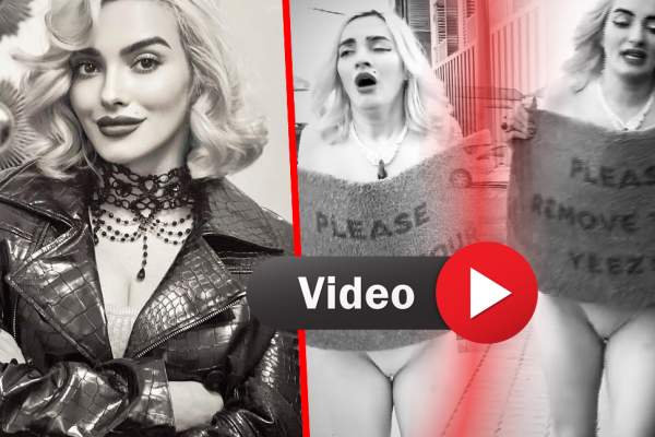 ȘOCANT! Ana Morodan, în chiloți și cu sânii goi pe stradă! Imagini incredibile / VIDEO