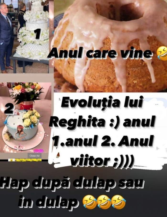 Anamaria Prodan râde de tortul primit de Corina Caciuc de la Laurențiu Reghecampf. Ce imagine a postat vedeta / FOTO