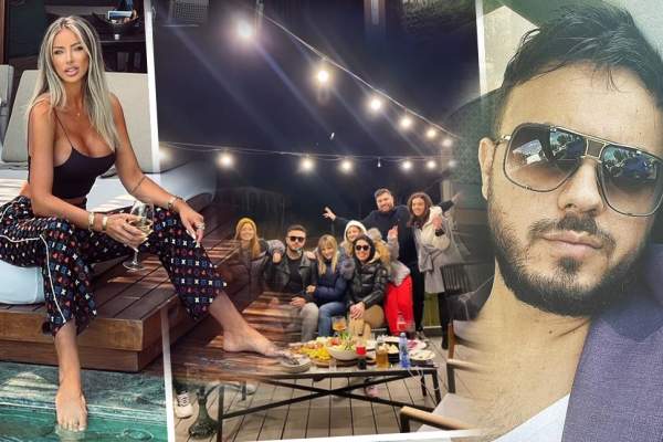 Gabi Bădălău, fără Bianca Drăgușanu la o petrecere în familie, înconjurat de multe domnișoare. Din nou probleme în relația de cuplu? / FOTO