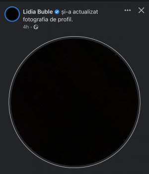 Lidia Buble, sperietură groaznică pentru fani! Artista și-a pus o poză neagră la profil: “Condoleanțe!” / FOTO