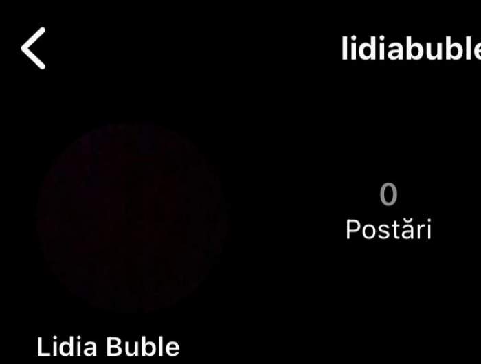 Lidia Buble, sperietură groaznică pentru fani! Artista și-a pus o poză neagră la profil: “Condoleanțe!” / FOTO