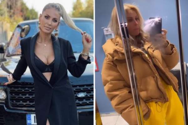 Andreea Bănică, ținută ieșită din comun. Artista poartă hainele soțului ei: “Lui nu-i mai vin” / FOTO