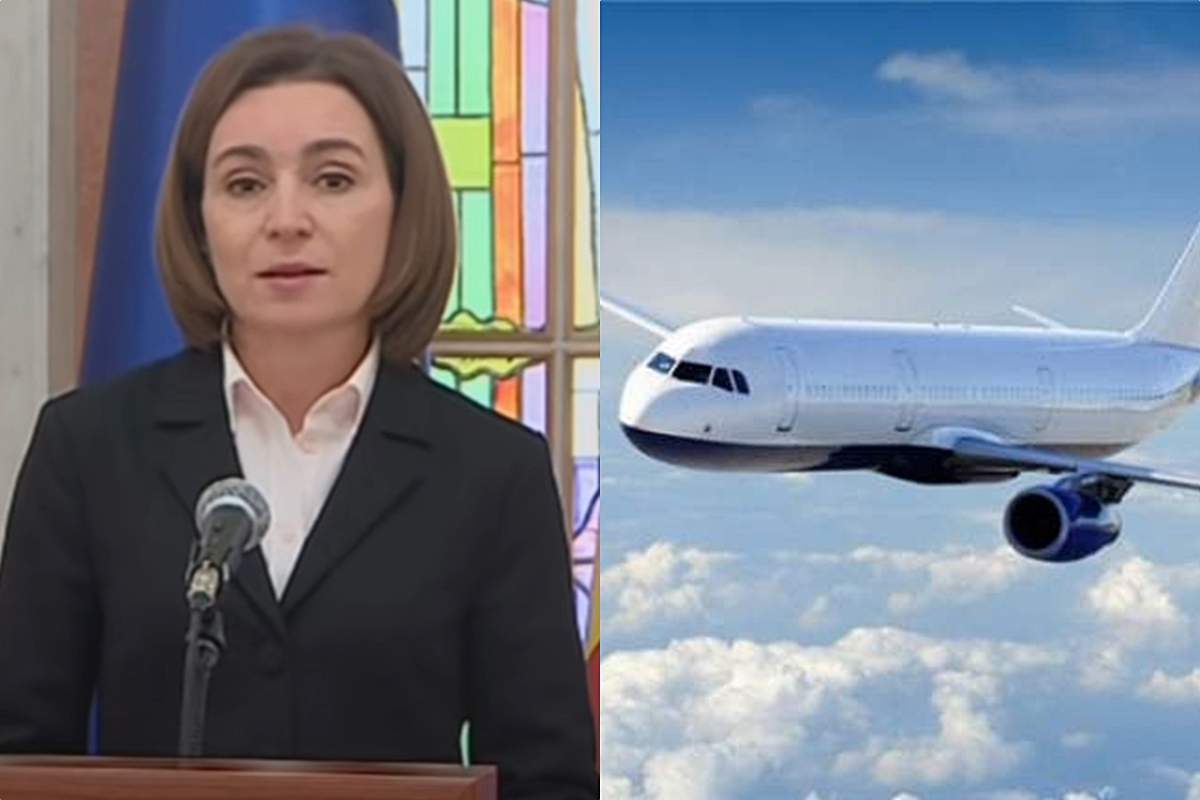 maia sandu colaj avion