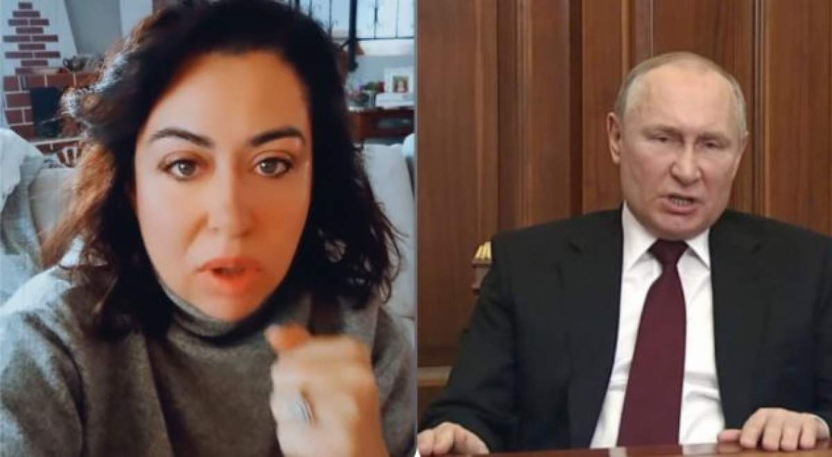 "Ești bolnav la cap, ești bolnav psihic, omori oameni". Oana Roman, injurii la adresa lui Vladimir Putin în urma atacurilor către Ucraina