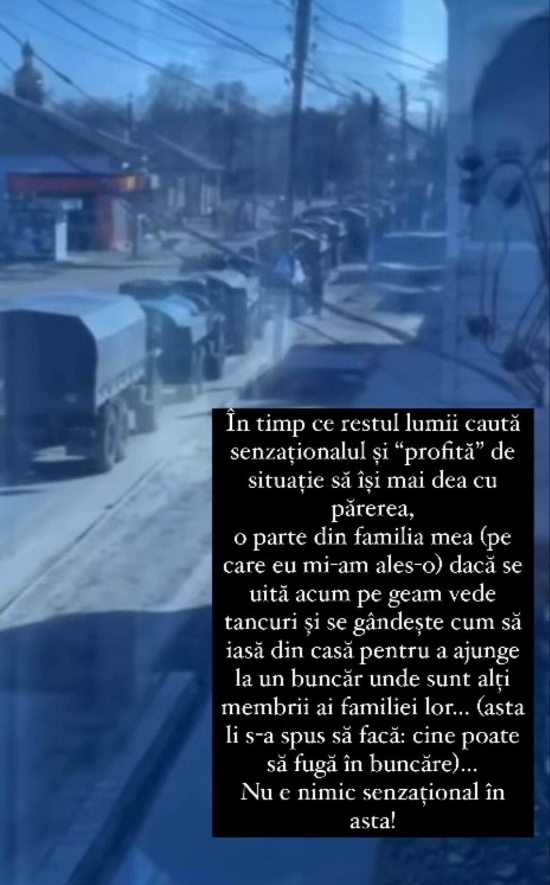 “Pe geam vede tancuri și se gândește dacă…”. Denisa Filcea, îngrijorată teribil pentru familia ei din Ucraina / FOTO