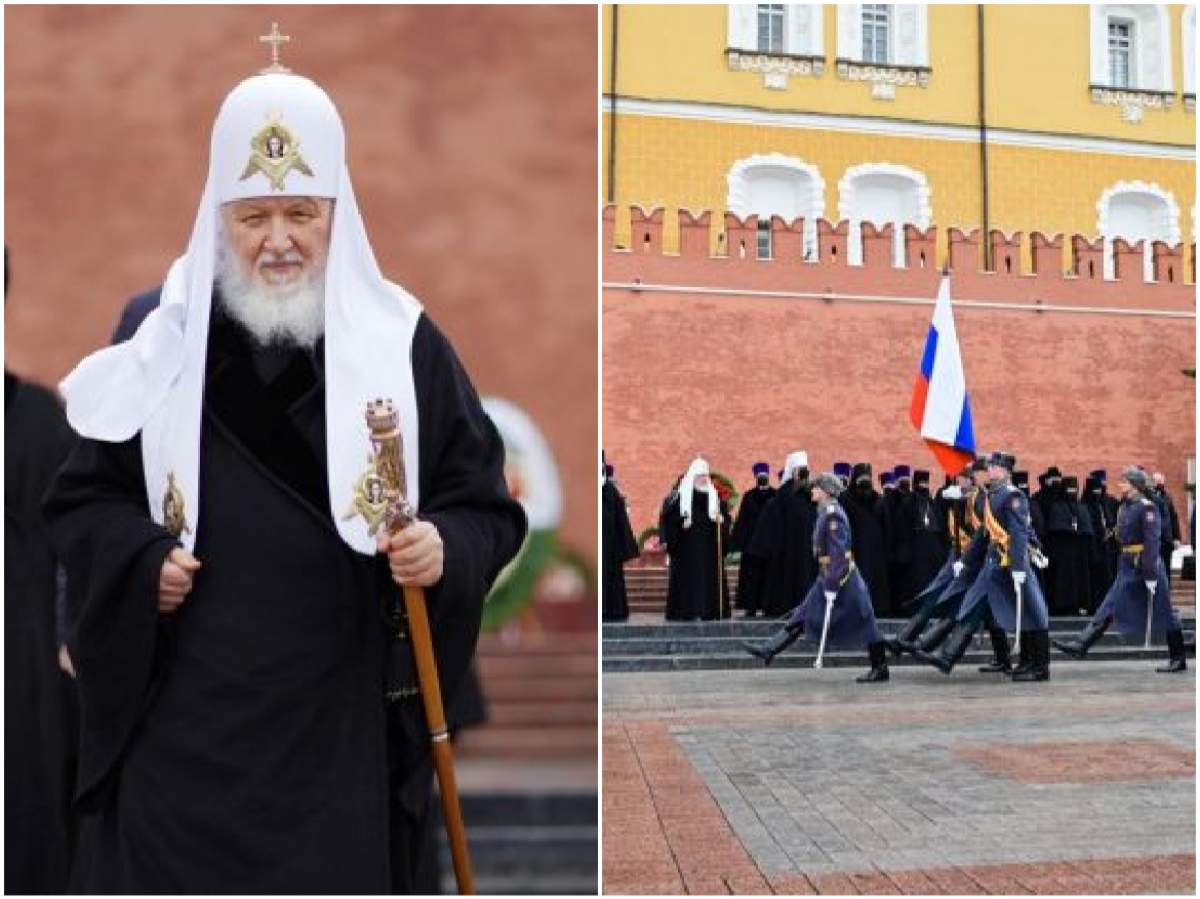 Patriarhului Bisericii Ortodoxe Ruse și soldații, cu o zi înainte de război