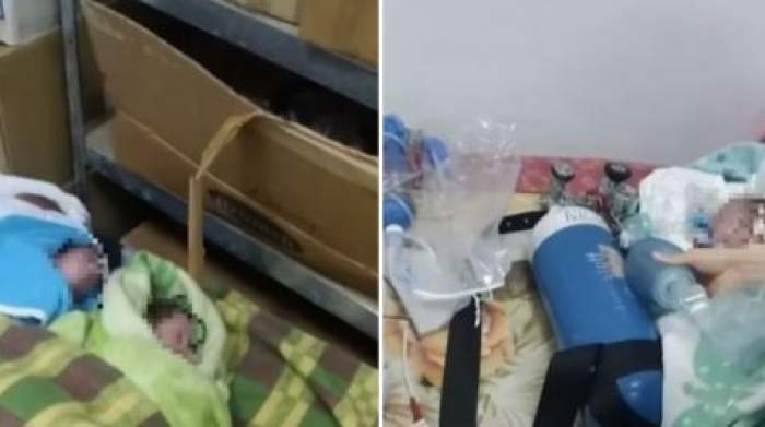 Nou născuți prematuri și intubați, protejați de război într-un adăpost anti-rachetă, în Ucraina. Imagini devastatoare / VIDEO