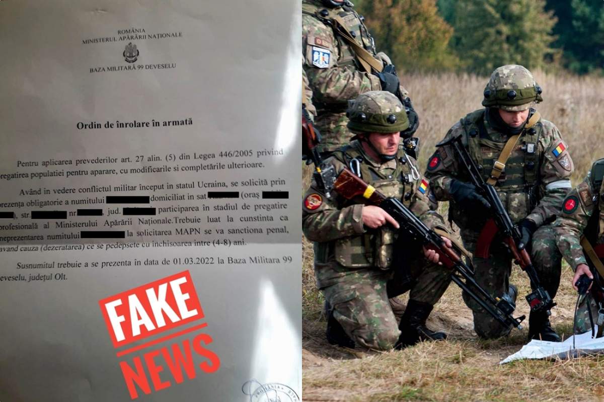 colaj document fake armata