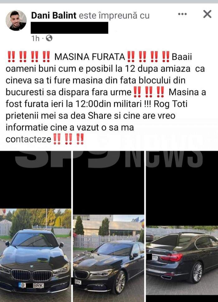 Clanul Cămătaru, acțiune cot la cot cu poliția, ca să recupereze o mașină furată / Cine era, de fapt, hoțul luxosului bolid!