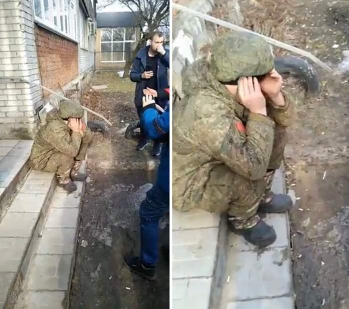 Soldaţi ruşi, luaţi prizonieri de armata Ucrainei