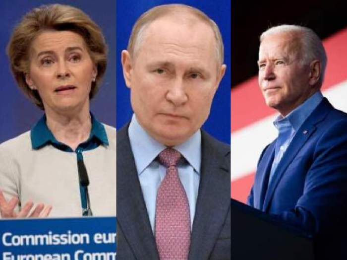 Șefa Comisiei Europene, Putin și Biden