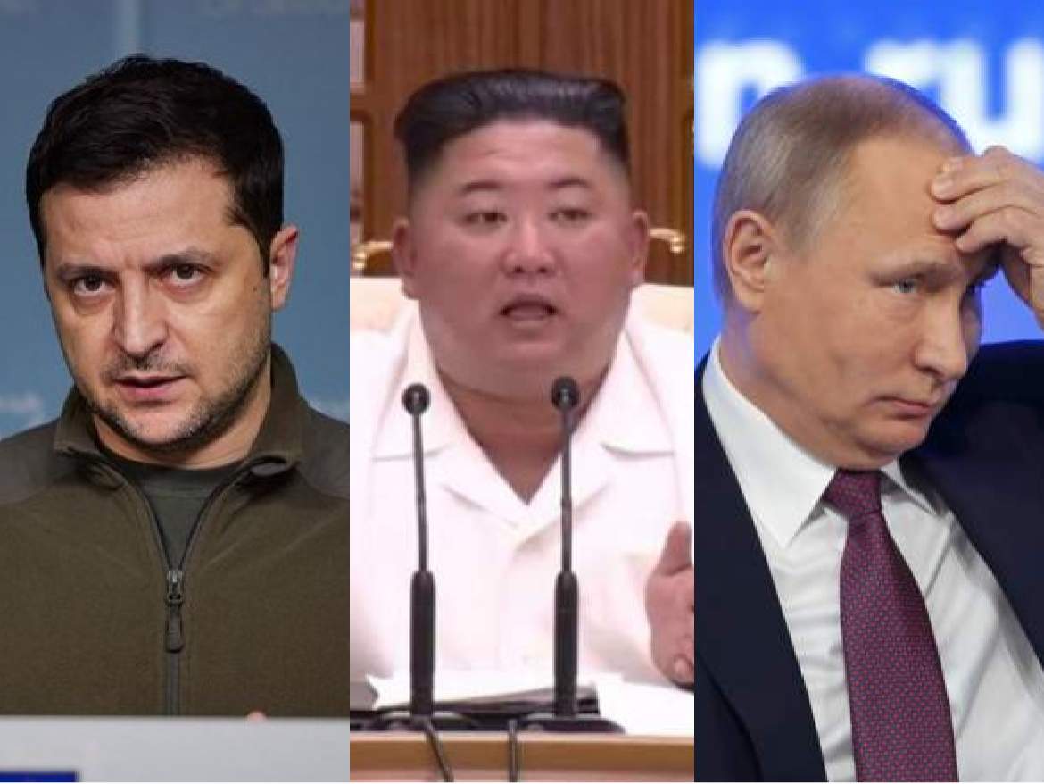 Colaj cu Zelenski, Kim Jong-un și Putin