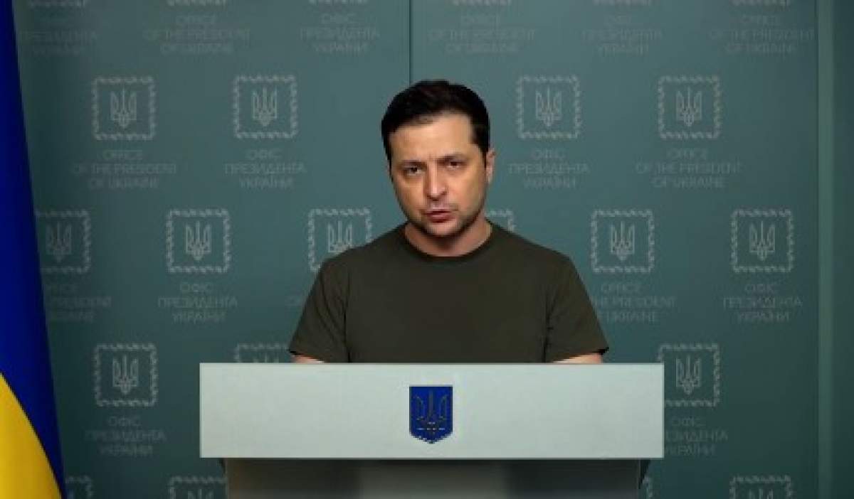 Volodimir Zelenski, pe video