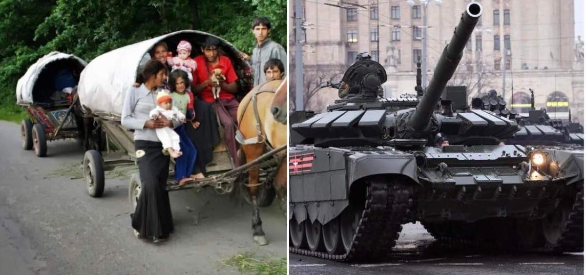 Mai mulți romi au furat un tanc rusesc, în sudul Ucrainei