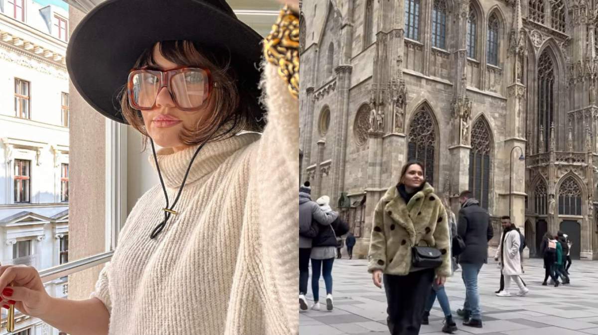 ''Ipocritelor mustăcioase, stați cu fundul pe canapea...”. Reacția acidă a Cristinei Șișcanu, după ce fanele au criticat-o că a plecat în vacanță la Viena / FOTO