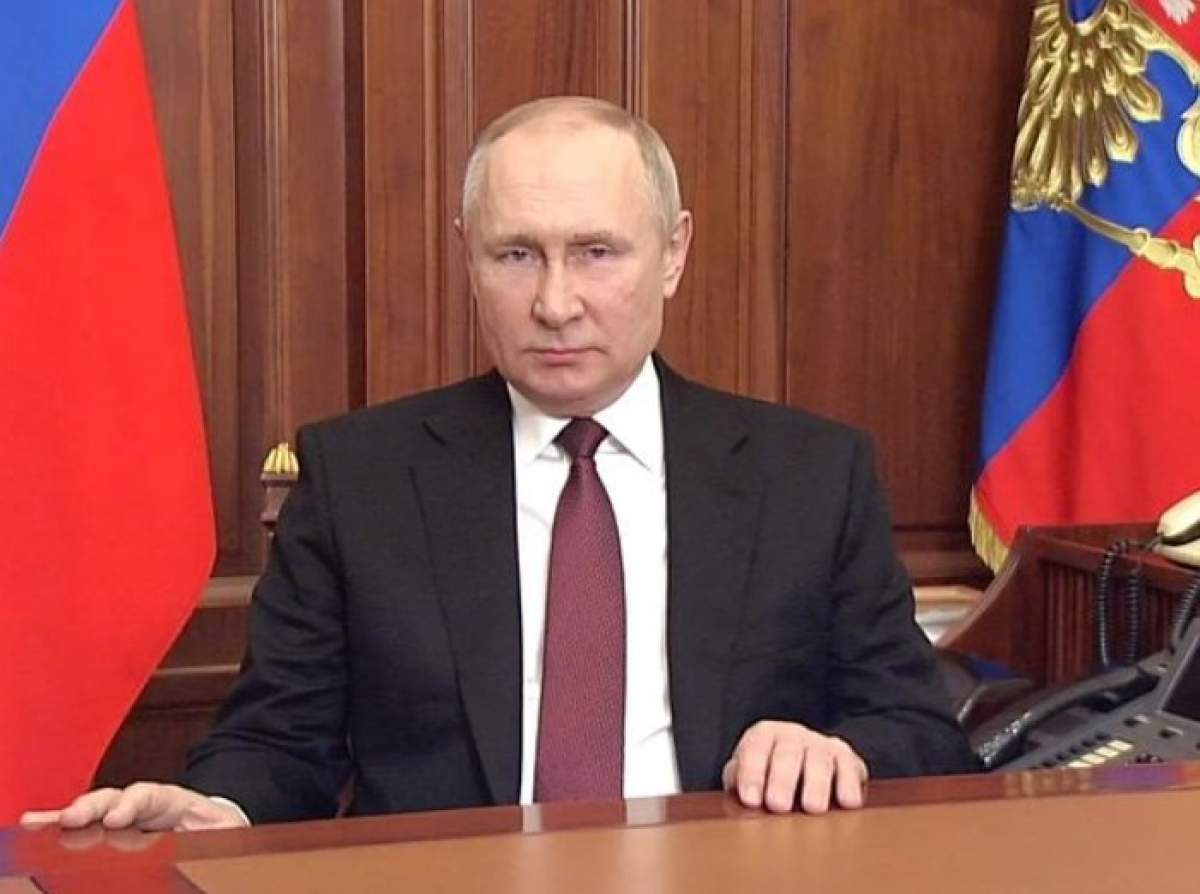 Vladimir Putin, la o conferință