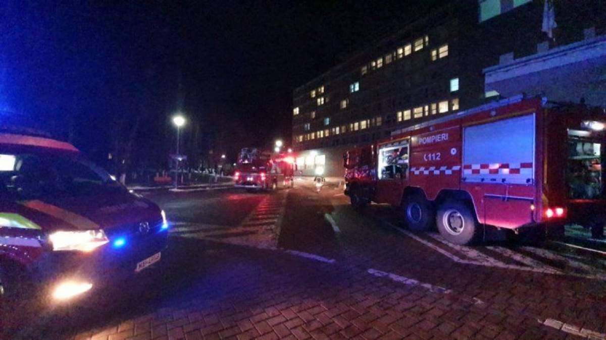 Incendiu puternic la spitalul din Suceava! Peste 300 de pacienți, printre care copii și nou-născuți, au fost evacuați / VIDEO