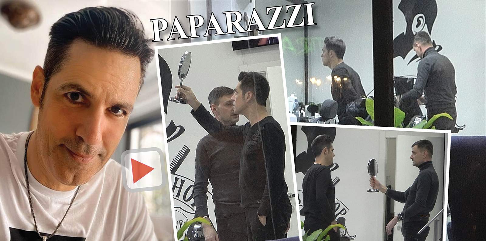 Frizerul, cel mai bun confident! Imagini rare cu Ștefan Bănică Junior, surprins la un salon de fițe din Capitală / PAPARAZZI