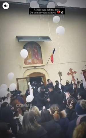 Porumbei și baloane albe la înmormântarea lui Radu Andrei, tânărul șofer de TIR al accidentul din Bălțați. Imagini sfâșietoare cu sicriul