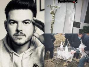 Porumbei și baloane albe la înmormântarea lui Radu Andrei, tânărul șofer de TIR al accidentul din Bălțați. Imagini sfâșietoare cu sicriul