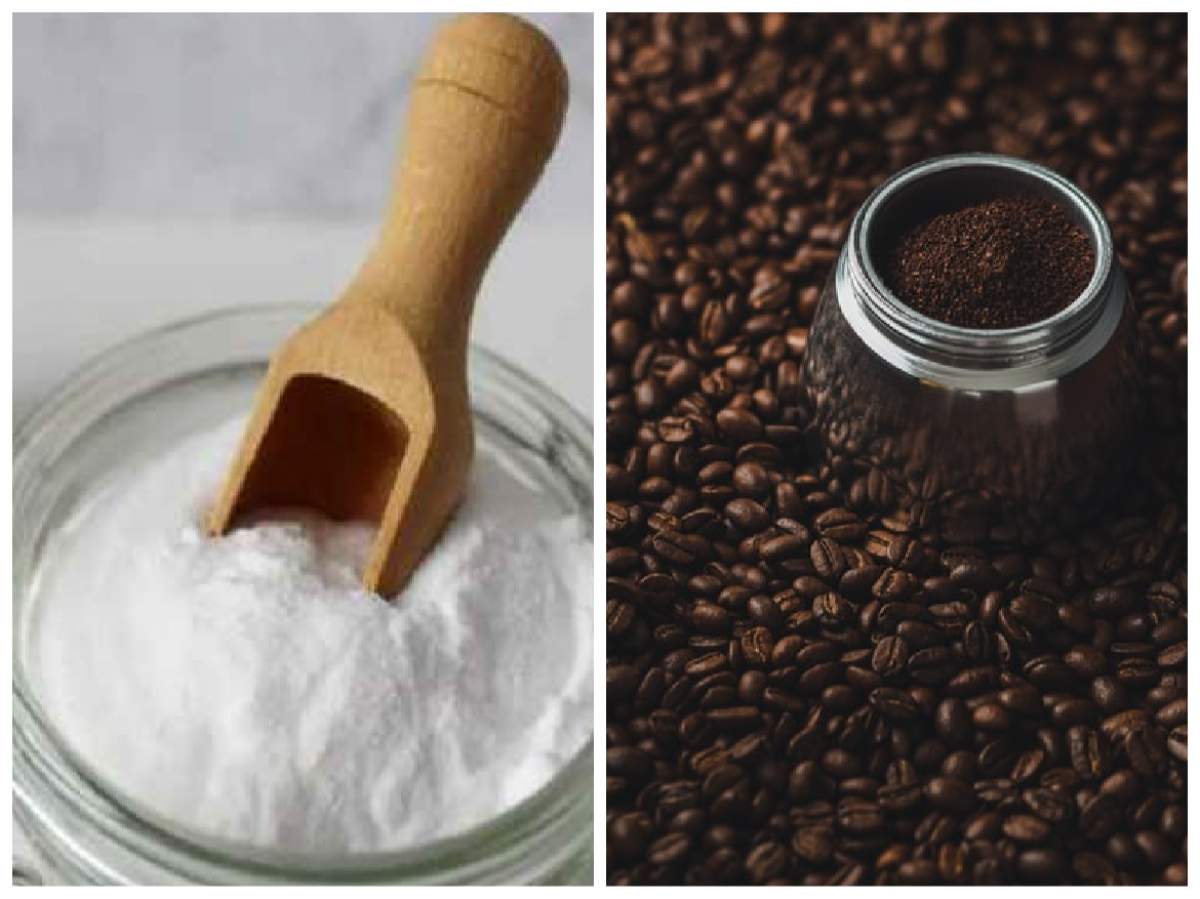 Colaj cu cafea și bicarbonat de sodiu