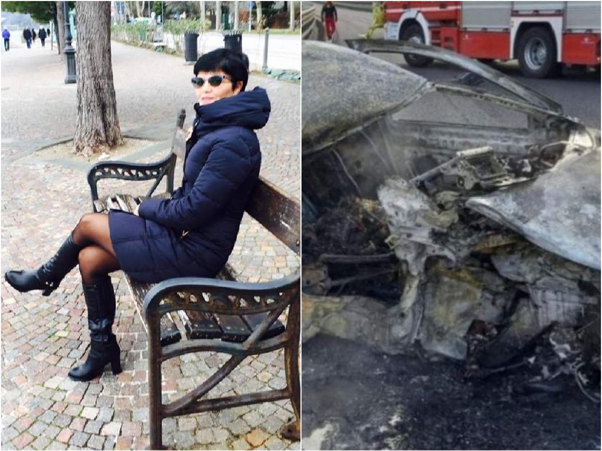 Paola, românca moartă într-un accident din Italia și mașina ei carbonizată
