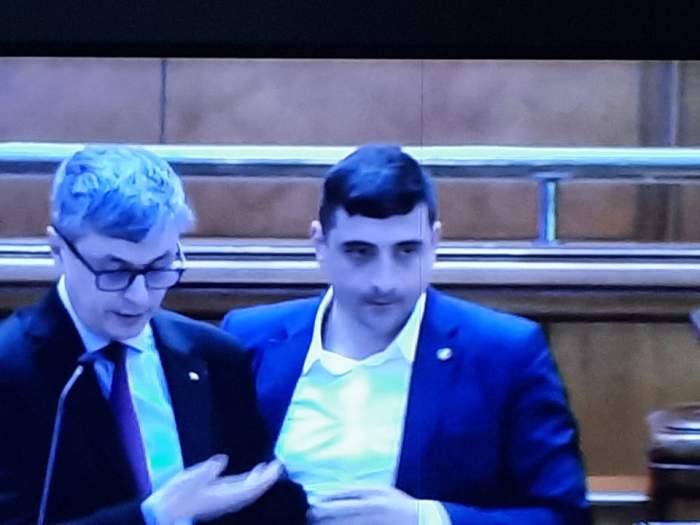 George Simion l-a agresat pe ministrul Energei: "Ești un hoț!" Imaginile care au șocat România / VIDEO