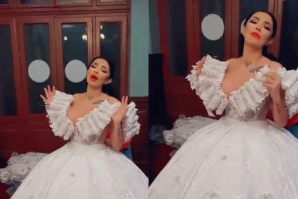 Raluca Drăgoi a îmbrăcat rochia de mireasă! Bat clopote de nuntă în showbiz-ul românesc: ”Să vină lăutarii că m-a luat emoția” / FOTO