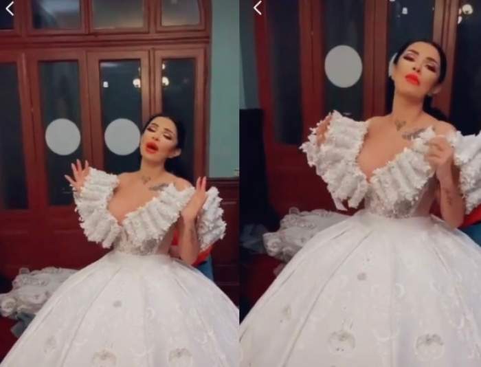 Raluca Drăgoi a îmbrăcat rochia de mireasă! Bat clopote de nuntă în showbiz-ul românesc: ”Să vină lăutarii că m-a luat emoția” / FOTO