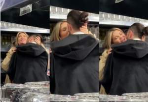 Smiley și Gina Pistol, surprinși în timp ce se sărută pasional într-un supermarket. Cum au reacționat fanii: ”Mai vreți un bebe” / FOTO
