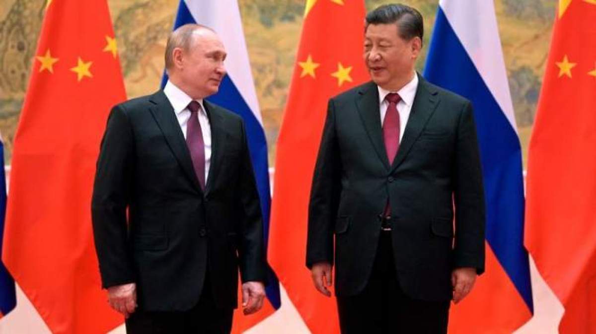 Vldimir Putin și Xi Jinping, la o întâlnire oficială