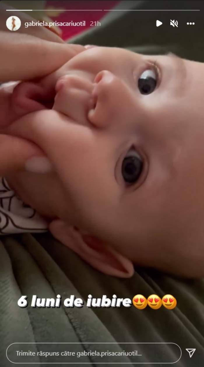Fiul lui Dani Oțil a împlinit 6 luni. Cum a marcat Gabriela Prisăcariu evenimentul / VIDEO