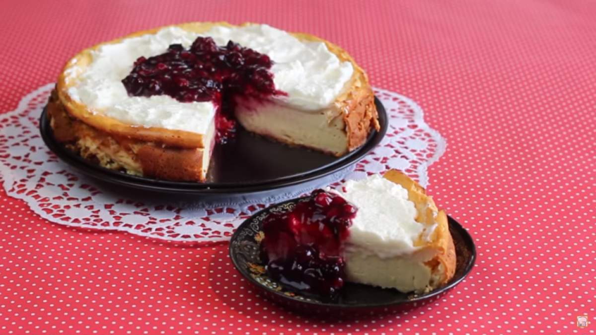 Cheesecake gata în doar 10 minute! Cea mai simplă și gustoasă rețetă