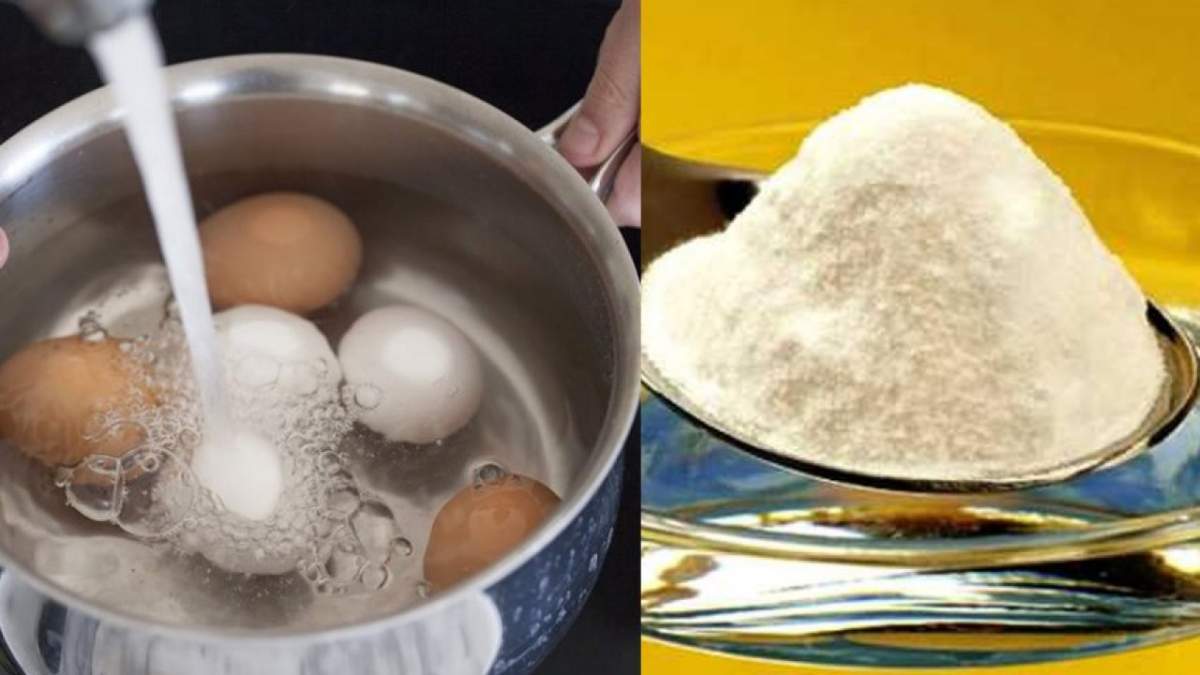Ce se întâmplă dacă pui bicarbonat de sodiu în apa în care fierbi ouă. Trucul uimitor pe care puține gospodine îl știu