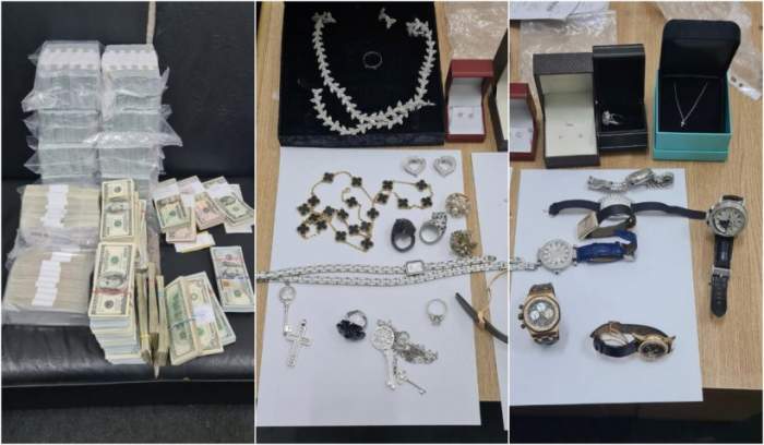 bunurile și banii care au fot confiscați de la soții ucraineni