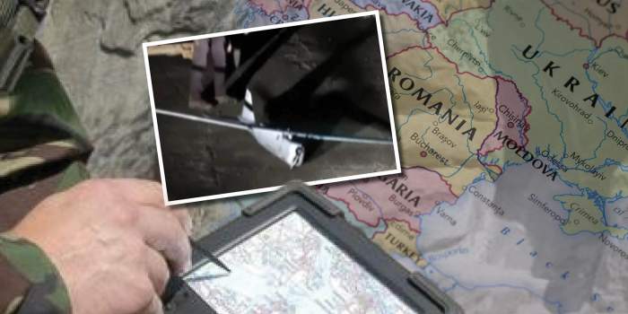 O dronă militară a căzut în curtea unui localnic din Bistrița Năsăud. Aparatul de zbor are însemne rusești
