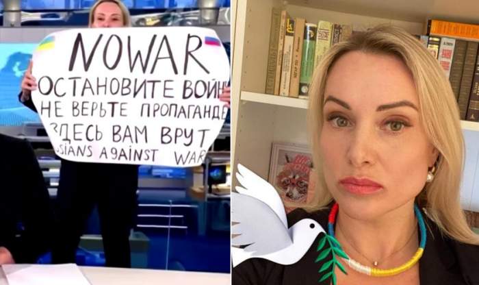 Ce pedeapsă a primit o jurnalistă după ce a apărut la un post TV din Rusia, cu un mesaj anti-război. ''Sunteți mințiți''
